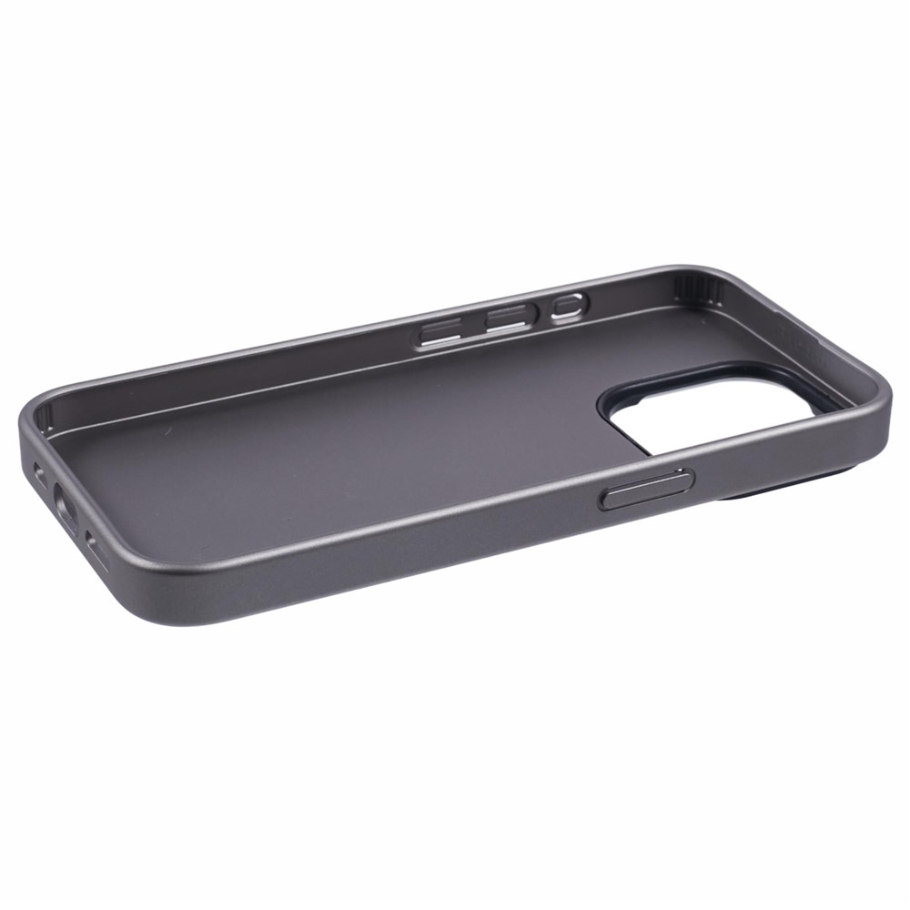 iPhone 15 Pro Max - X-LEVEL Geometric Leather Titanium Grey - 4