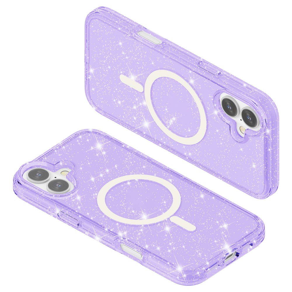 iPhone 16 - Glitter Powder With MagSafe Purple - 5