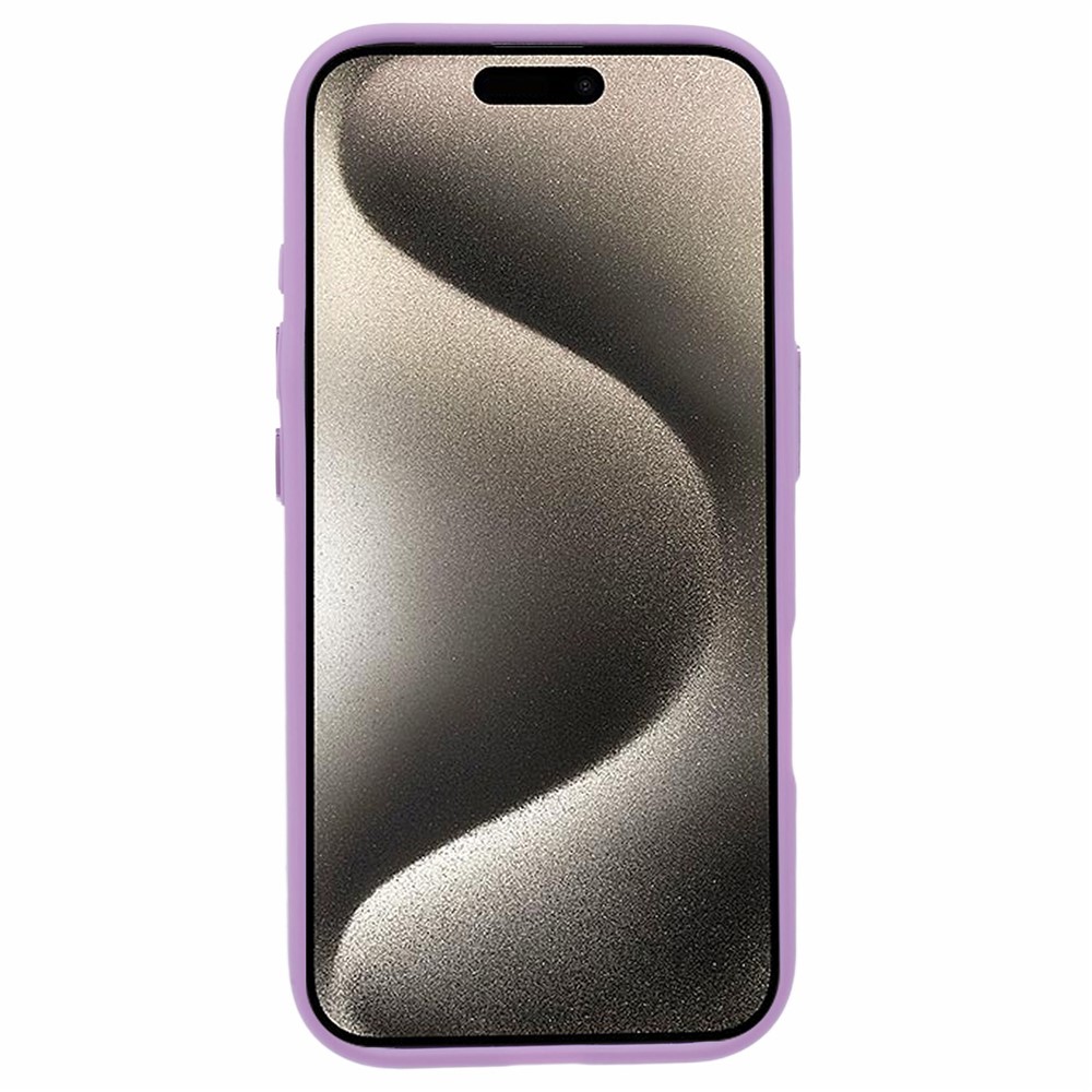 iPhone 16 - TPU Clear Cover With MagSafe Purple - 2