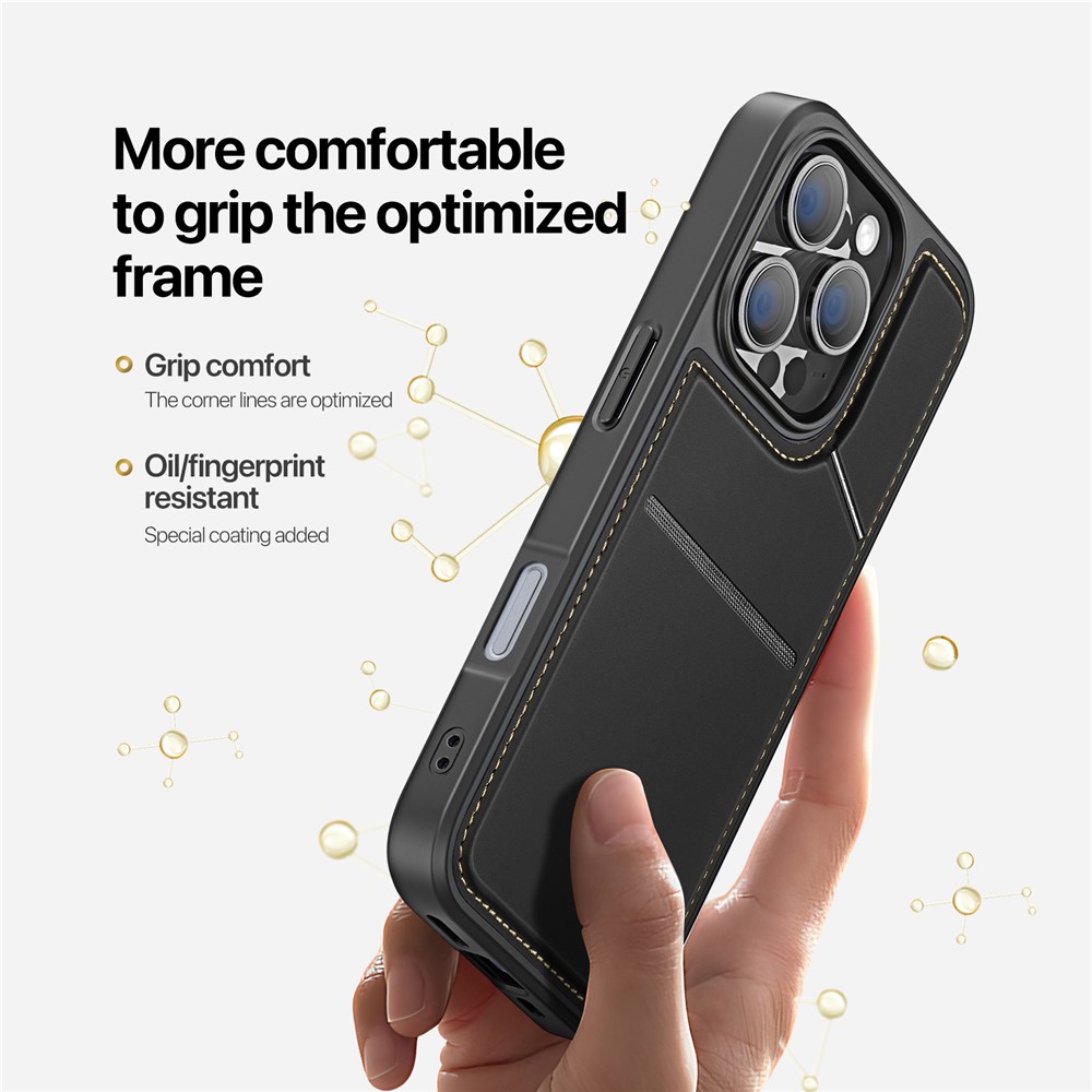 iPhone 16 Pro - DUX DUCIS Rafi Series Magnetic Black - 3