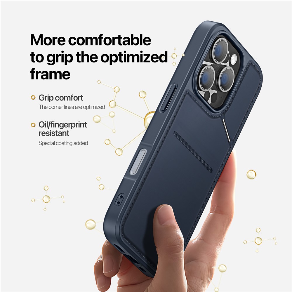 iPhone 16 Pro Max - DUX DUCIS Rafi Series Magnetic Blue - 3