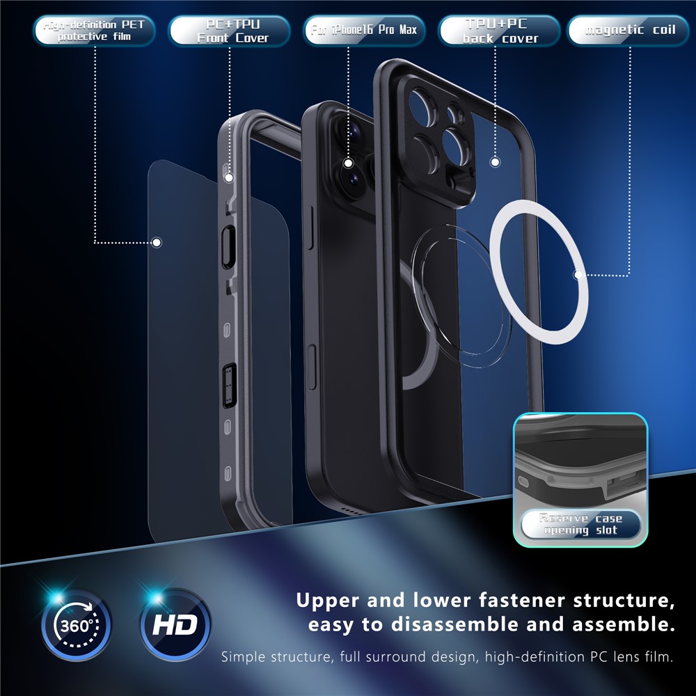 iPhone 16 Pro Max - REDPEPPER With MagSafe Black - 2