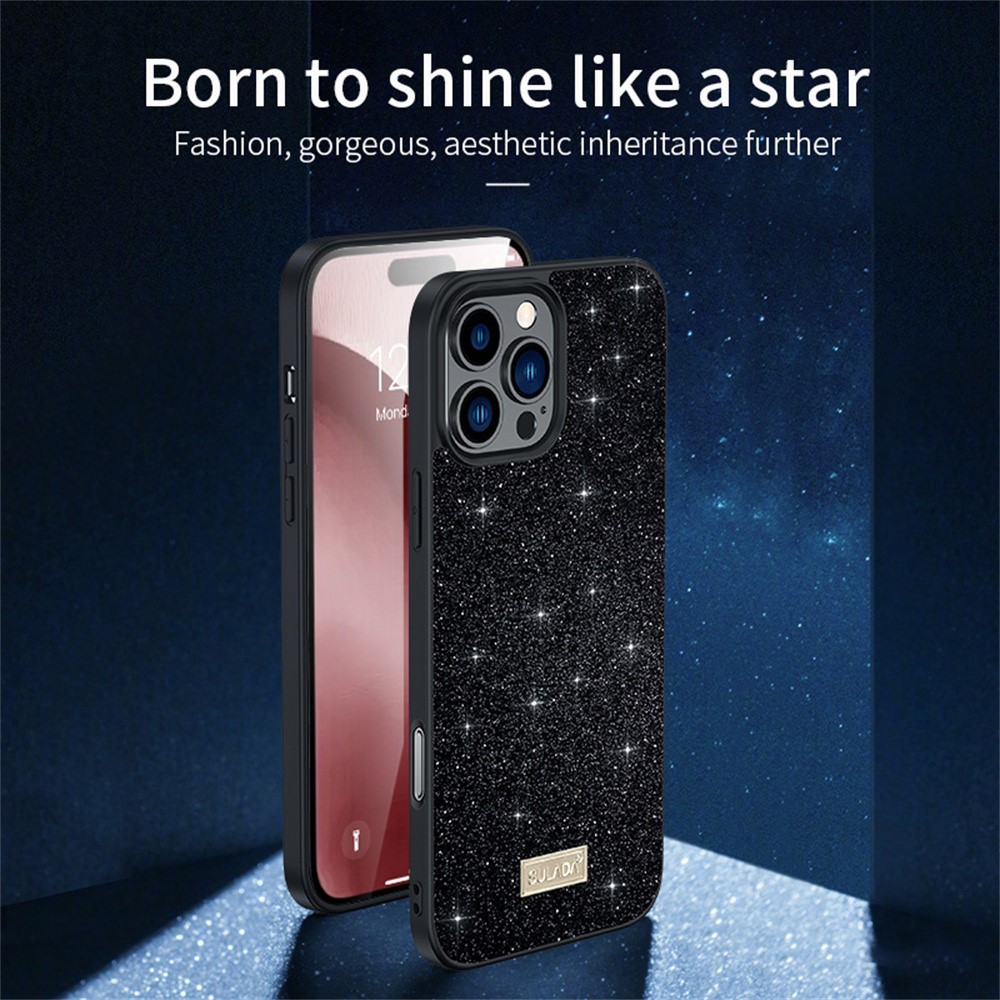 iPhone 16 Pro Max - SULADA Glitter Black - 2