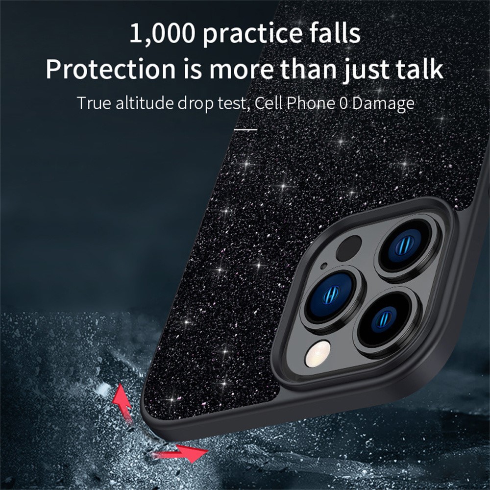 iPhone 16 Pro Max - SULADA Glitter Black - 4