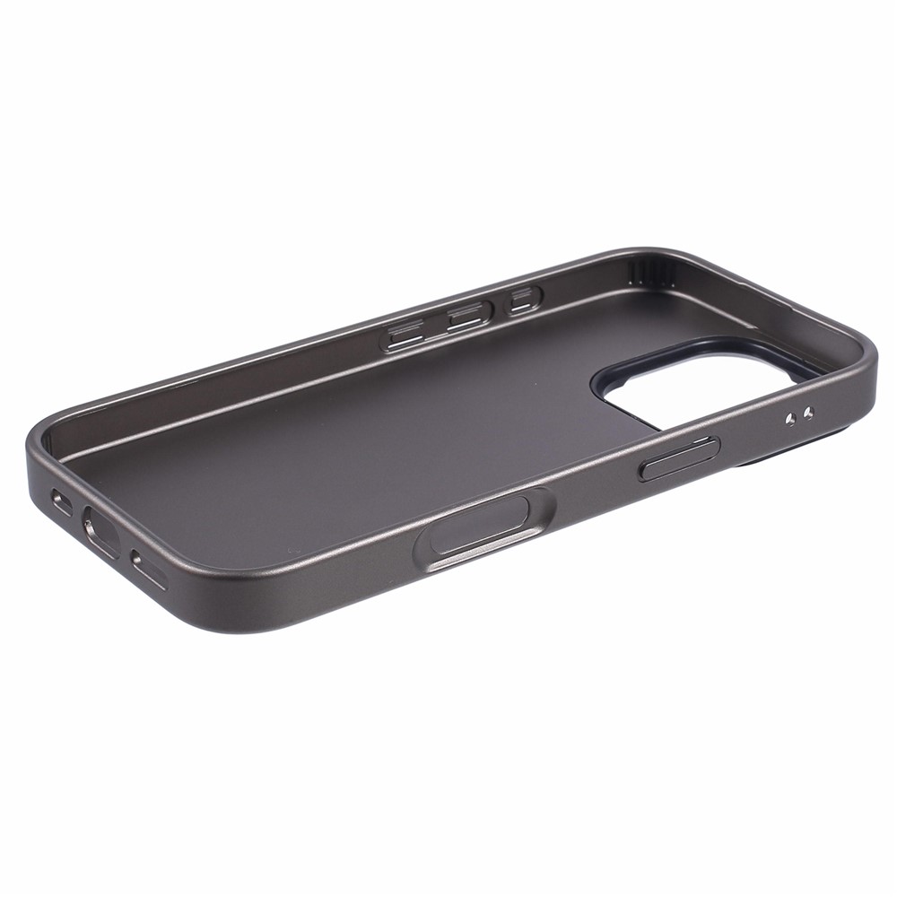 iPhone 16 Pro Max - X-LEVEL Geometric Leather Titanium Grey - 4