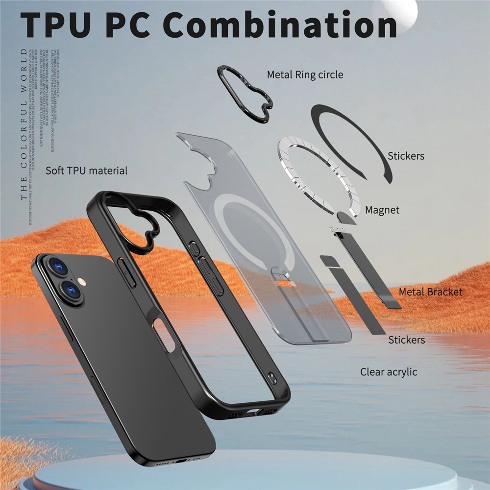 iPhone 17 - Acrylic Case With MagSafe Black - 5