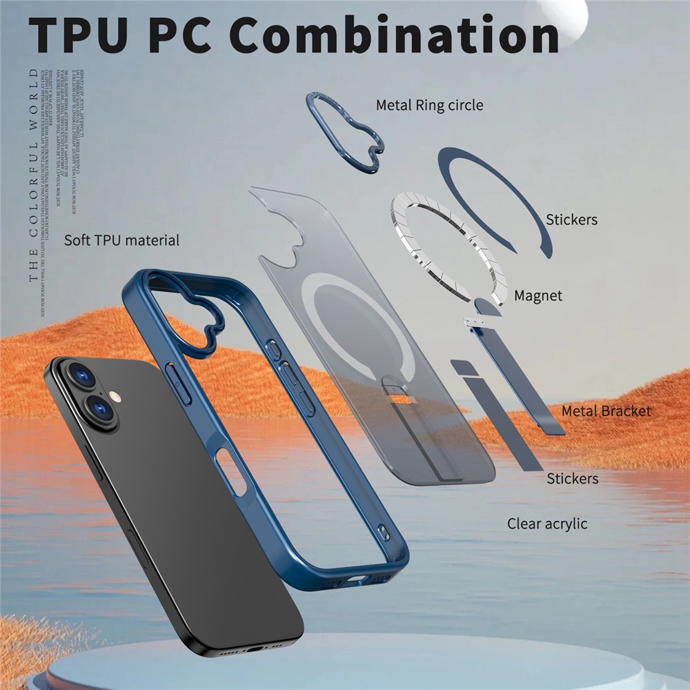 iPhone 17 - Acrylic Case With MagSafe Blue - 5