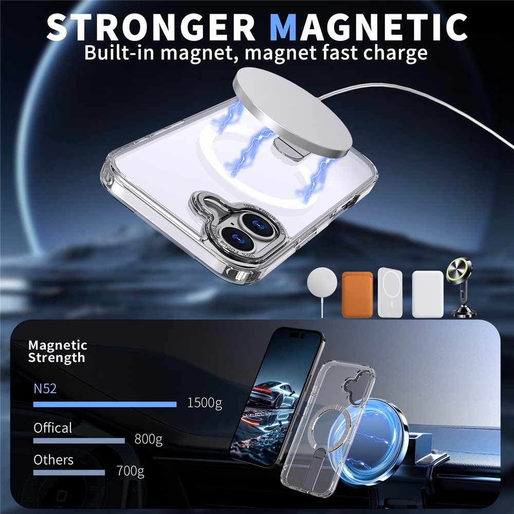 iPhone 17 - Acrylic Case With MagSafe Transparent - 2