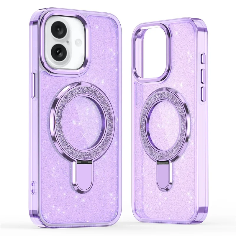 iPhone 17 - Kickstand Glitter Purple - 2