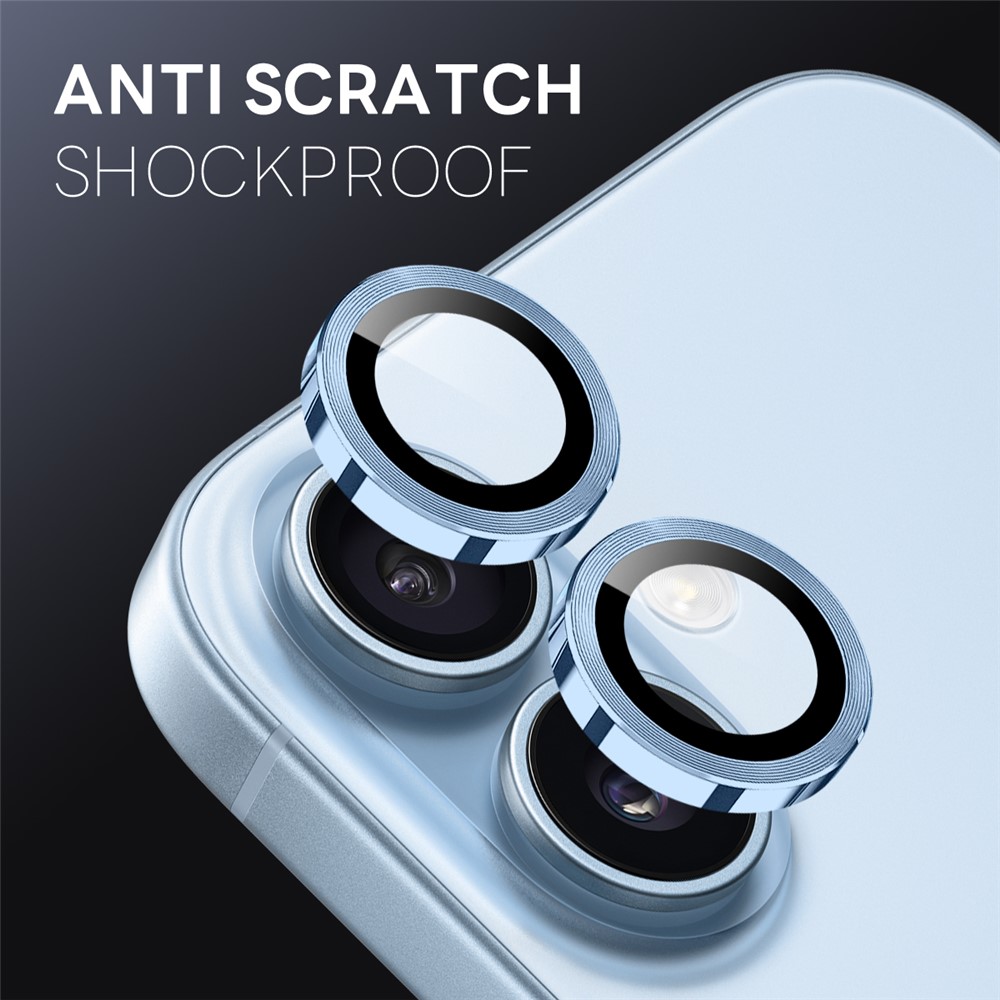 iPhone 17 - NORTHJO Camera Lens Glass Protector Blue - 2