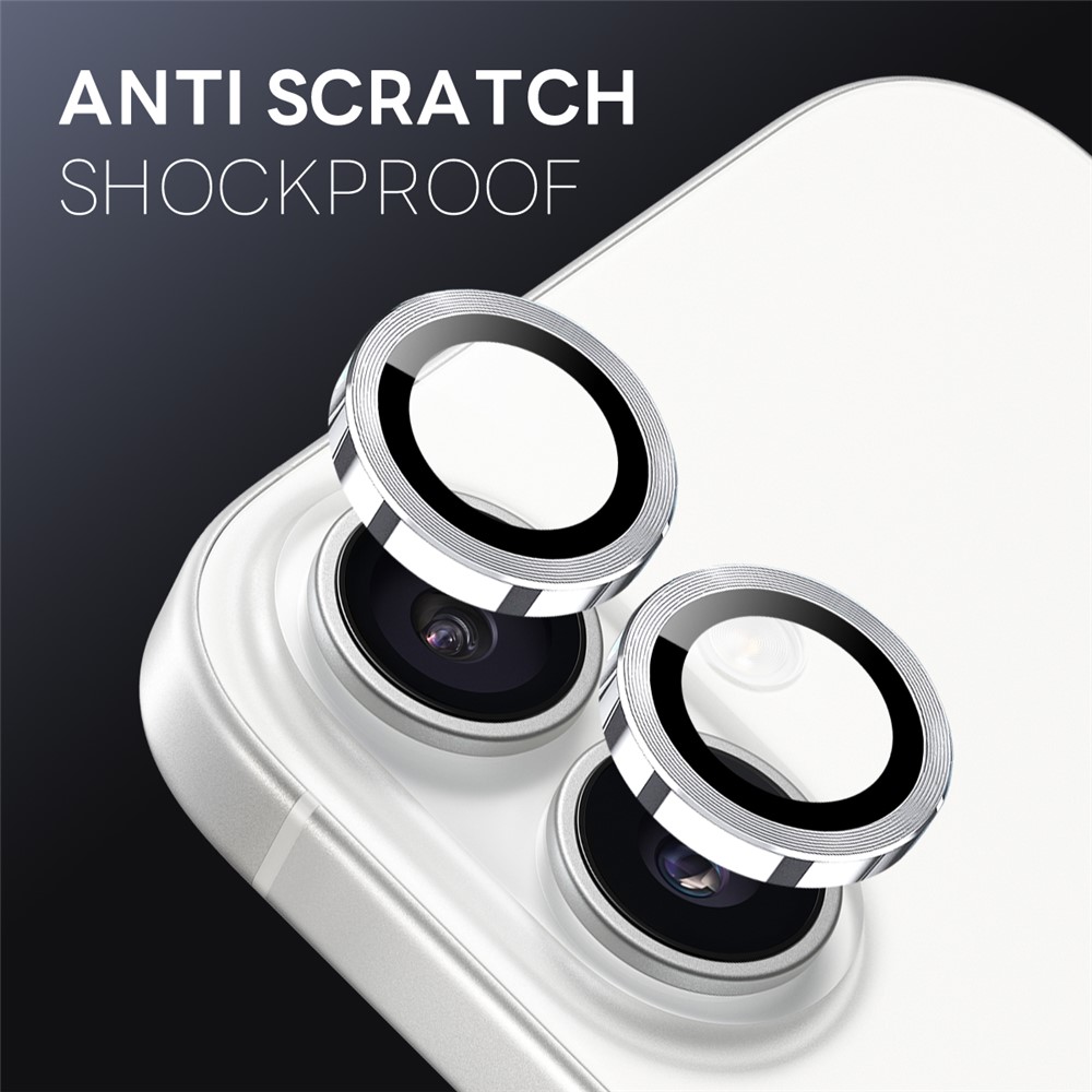 iPhone 17 - NORTHJO Camera Lens Glass Protector Silver - 2