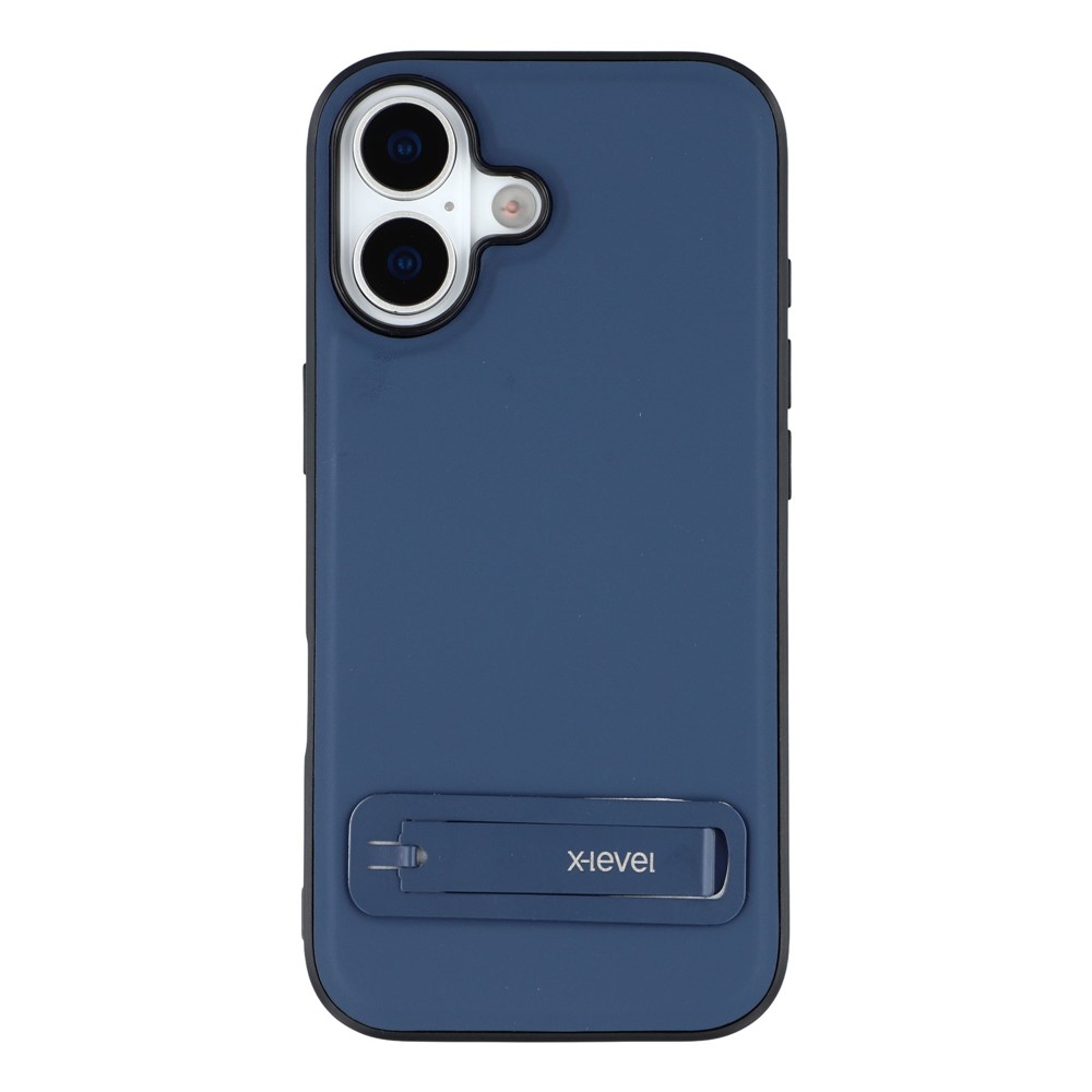 iPhone 17 - X-LEVEL Leather Coated Blue - 3