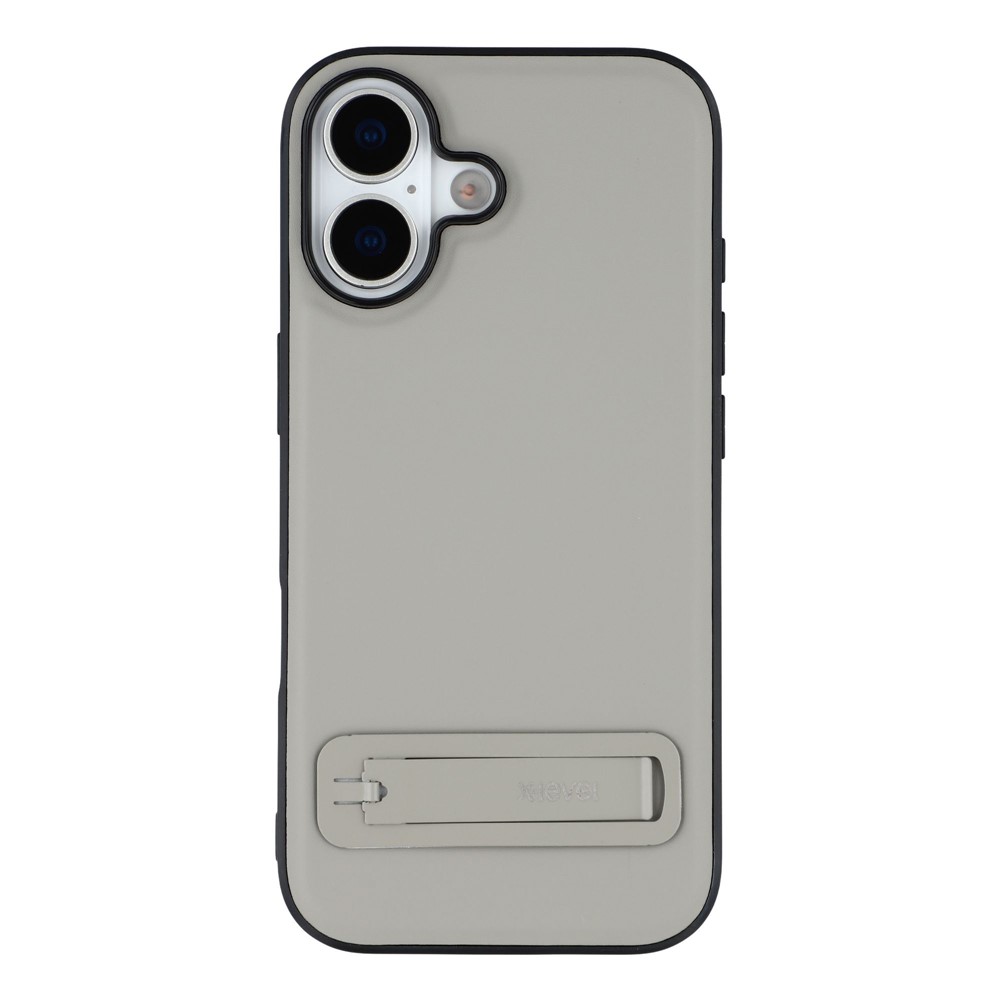 iPhone 17 - X-LEVEL Leather Coated Grey - 3