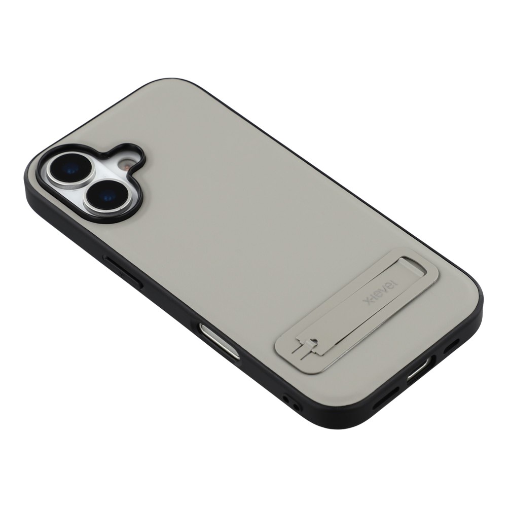 iPhone 17 - X-LEVEL Leather Coated Grey - 5