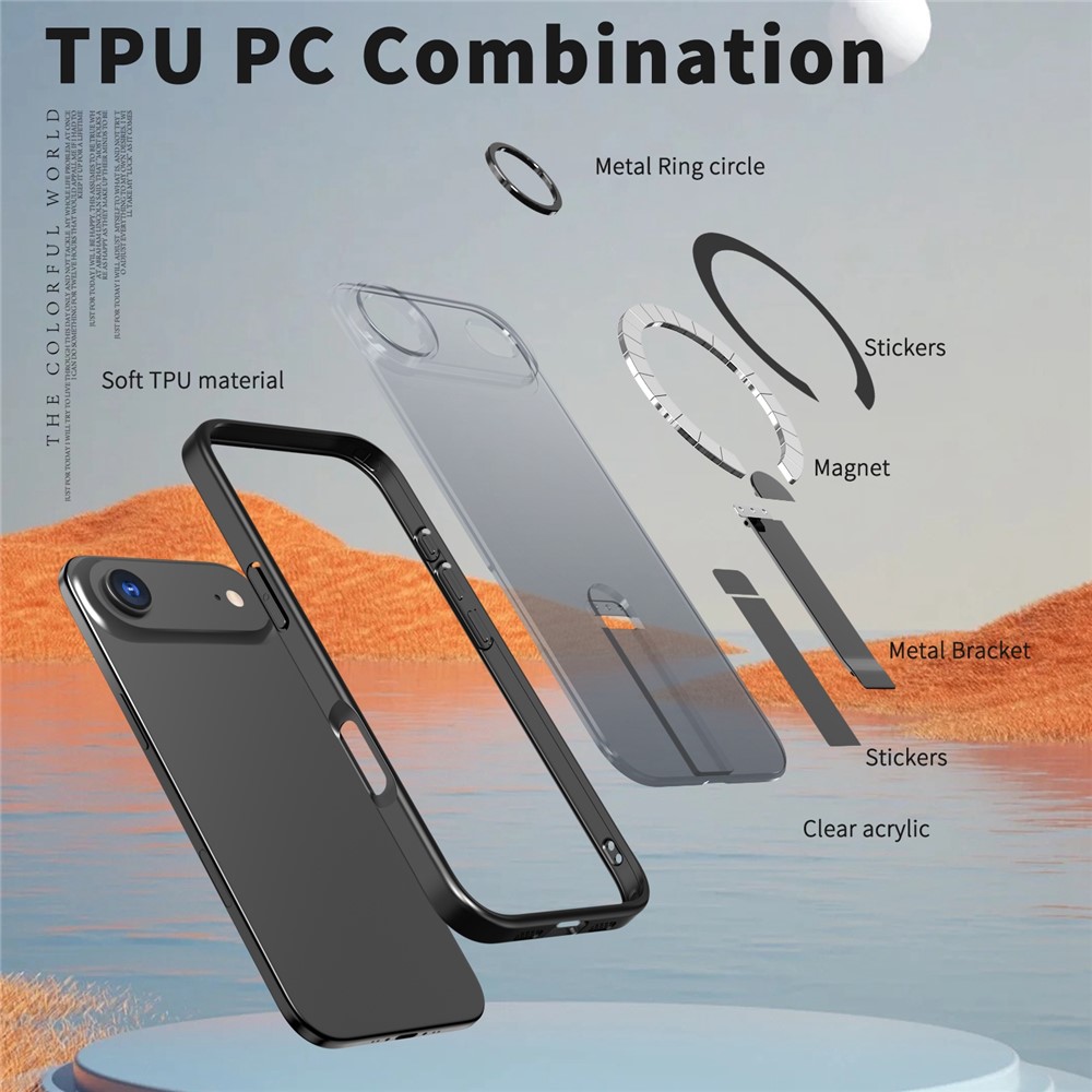 iPhone 17 Air - Acrylic Case With MagSafe Black - 5