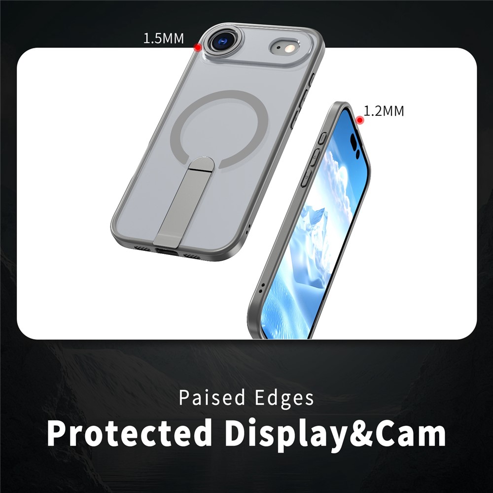 iPhone 17 Air - Acrylic Case With MagSafe Titanium - 4