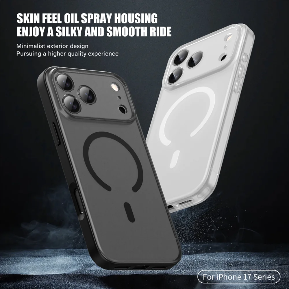 iPhone 17 Air - IPAKY Magnetic Shockproof Black - 3