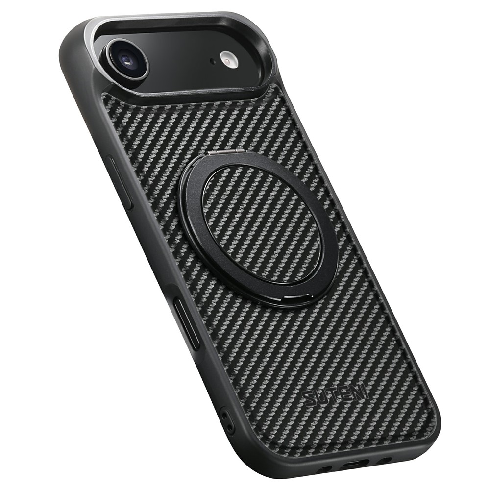 iPhone 17 Air - SUTENI G3 Carbon Fiber Black - 4
