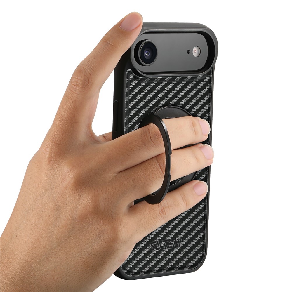 iPhone 17 Air - SUTENI G3 Carbon Fiber Black - 5