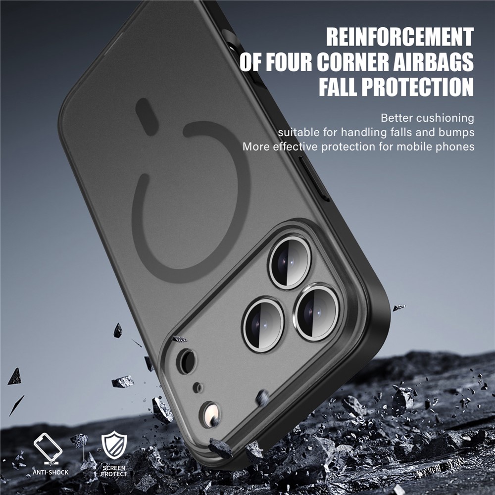 iPhone 17 Pro - IPAKY Magnetic Shockproof Blue - 4