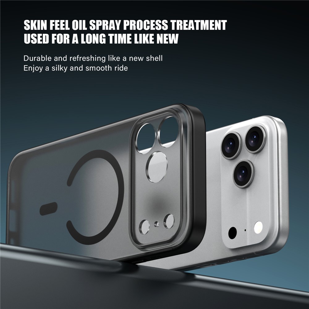 iPhone 17 Pro - IPAKY Magnetic Shockproof White - 3