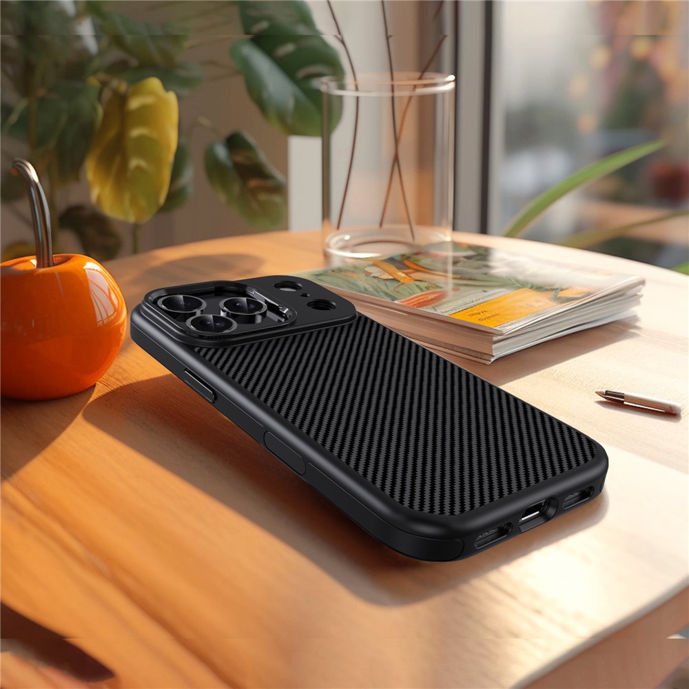 iPhone 17 Pro - IPAKY Metal Lens Shockproof Black - 2