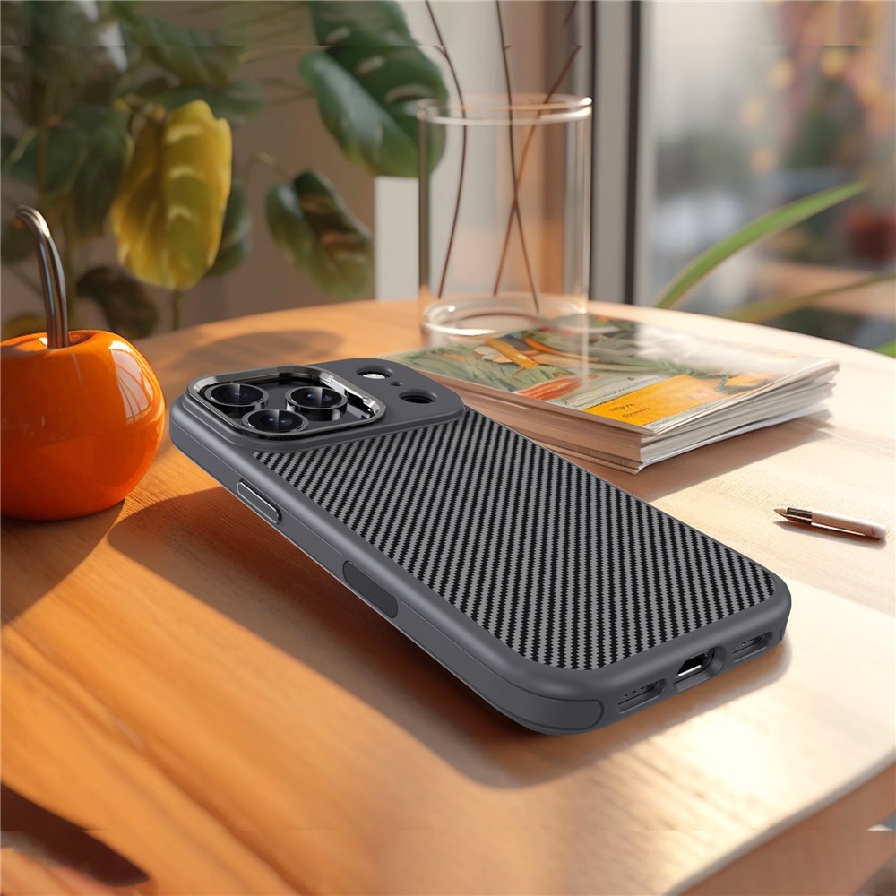 iPhone 17 Pro - IPAKY Metal Lens Shockproof Grey - 2