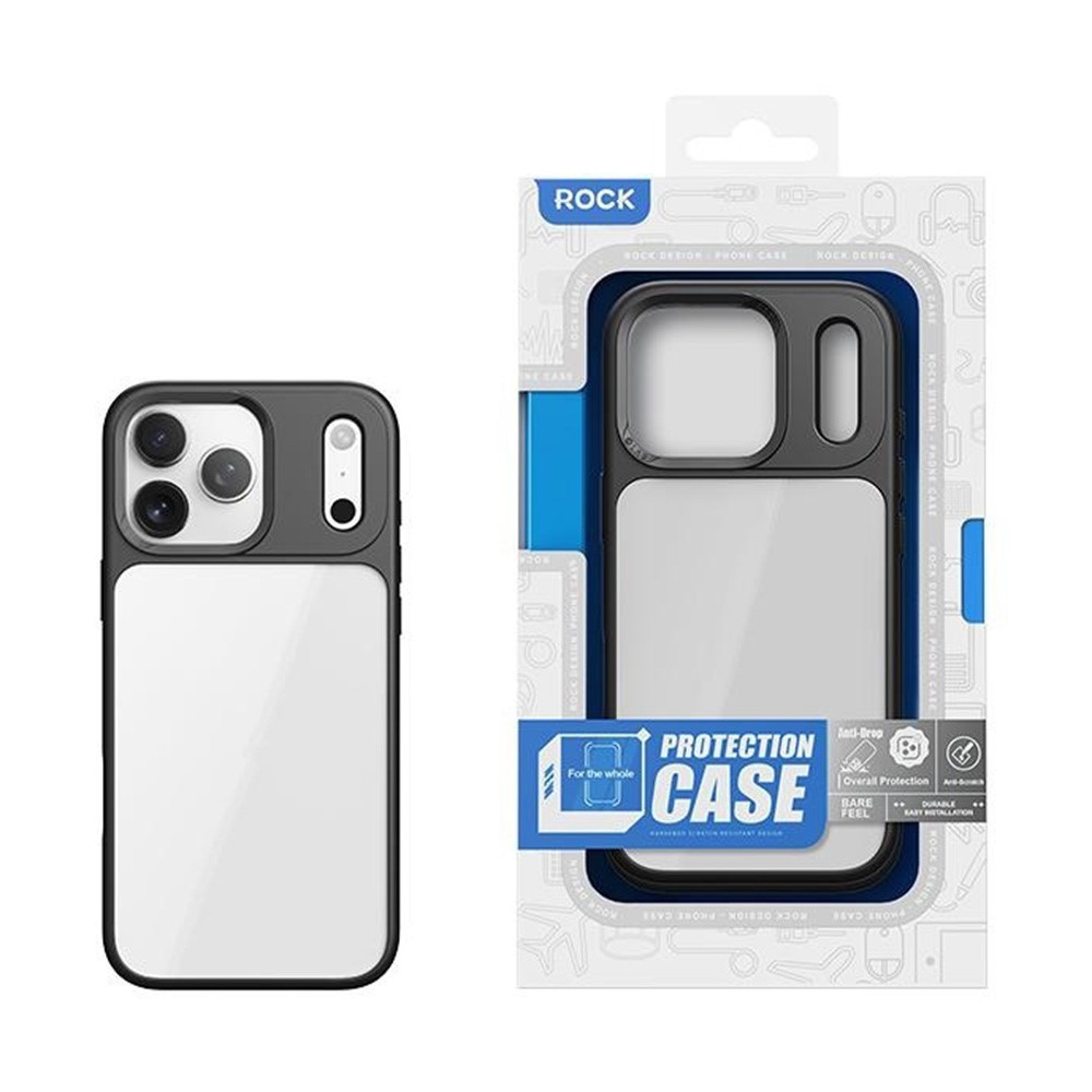 iPhone 17 Pro - ROCK TPU Shockproof Black - 5