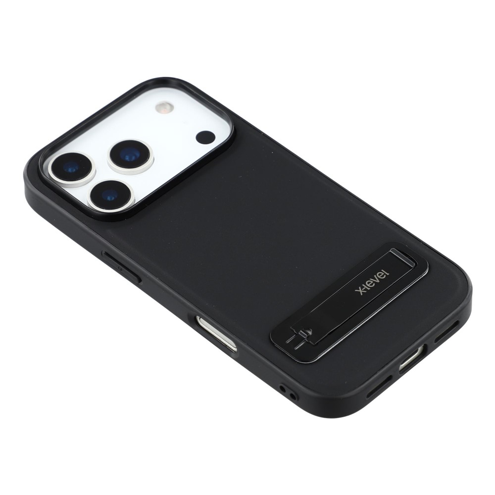 iPhone 17 Pro - X-LEVEL Leather Coated Black - 5