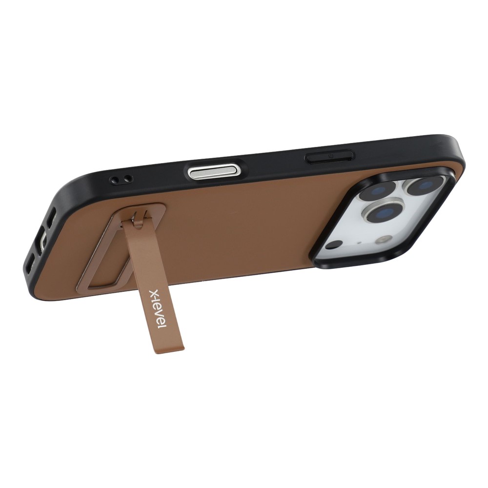 iPhone 17 Pro - X-LEVEL Leather Coated Brown - 4