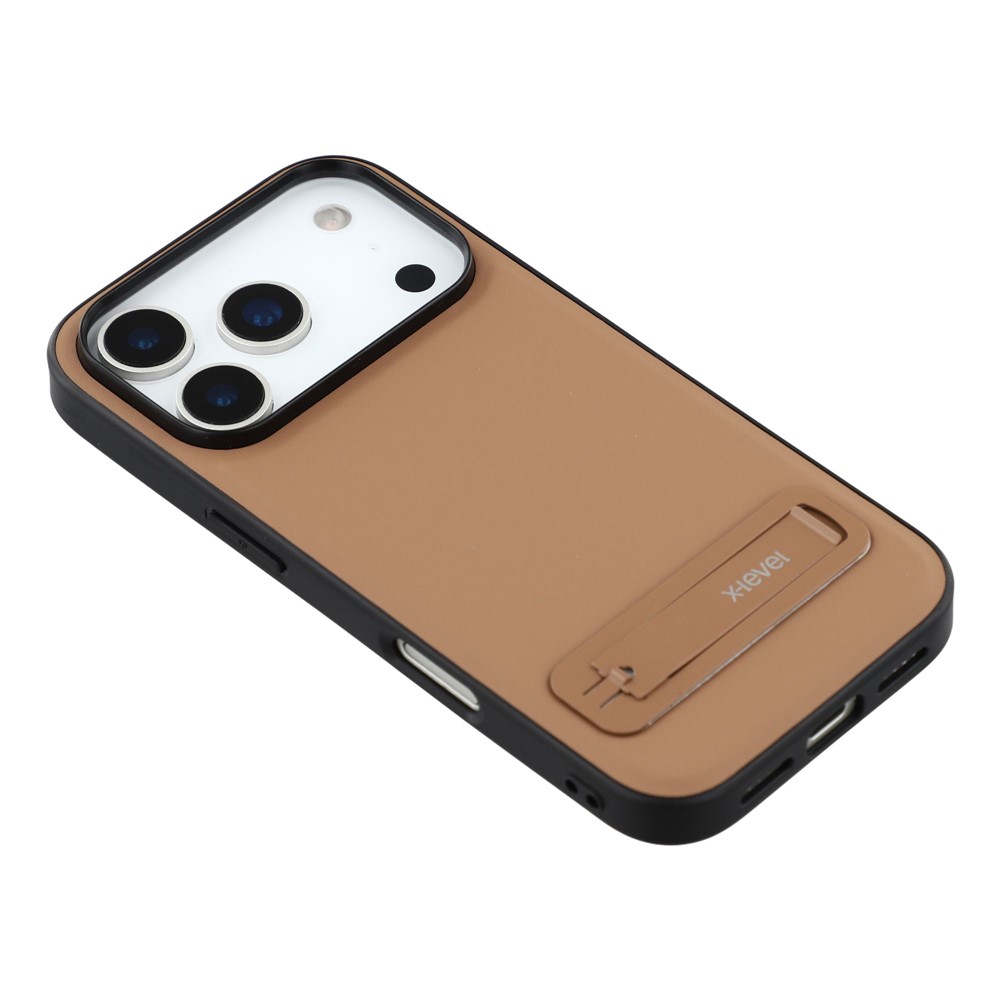 iPhone 17 Pro - X-LEVEL Leather Coated Brown - 5