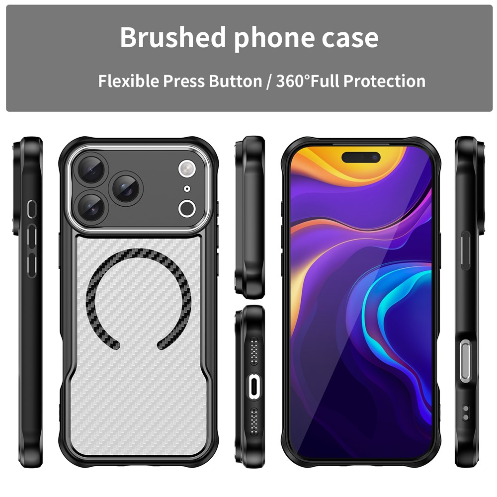 iPhone 17 Pro Max - Hybrid Carbon Fiber Black - 5