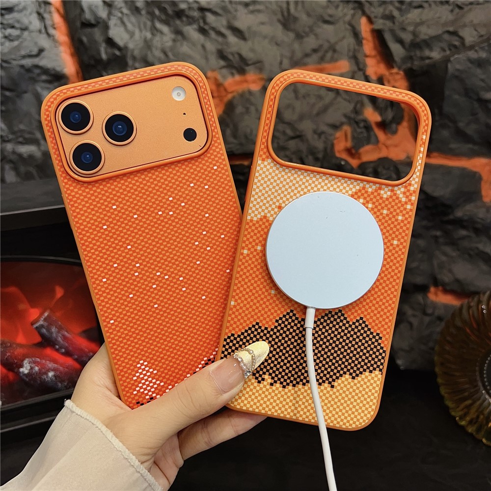 iPhone 17 Pro Max - Orange Synthetic Fiber Milky Way - 4