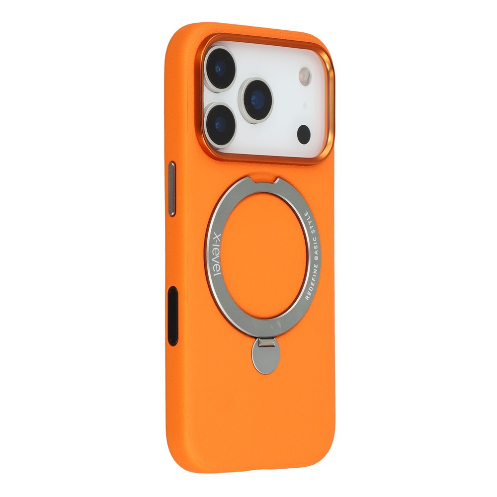 iPhone 17 Pro Max - X-LEVEL Kickstand Magnetic Case Orange