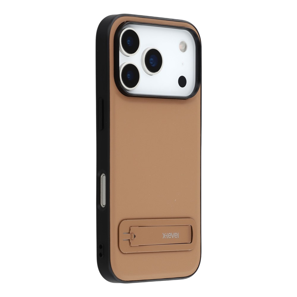 iPhone 17 Pro Max - X-LEVEL Leather Coated Brown