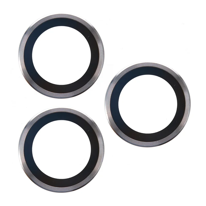 iPhone 17 Pro/17 Pro Max - Camera Lens Glass Protector Silver - 2