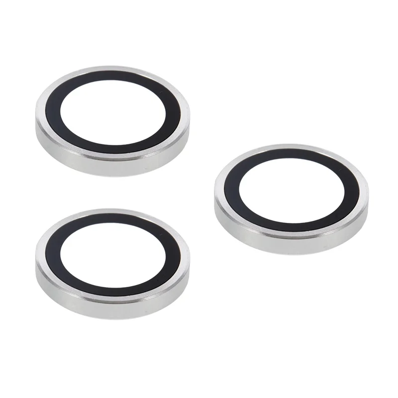 iPhone 17 Pro/17 Pro Max - Camera Lens Glass Protector Silver - 3