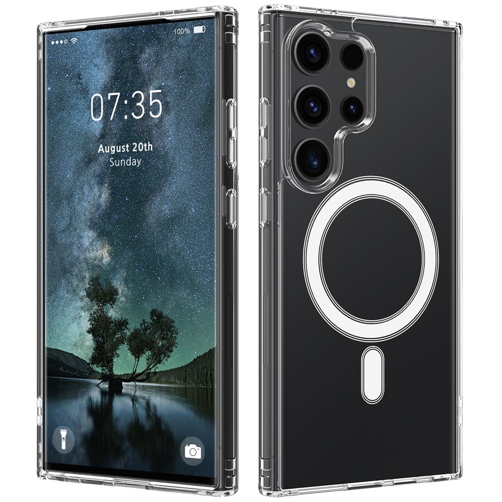 SS Gxy S24 Ultra - Hard Case With MagSafe Transparent