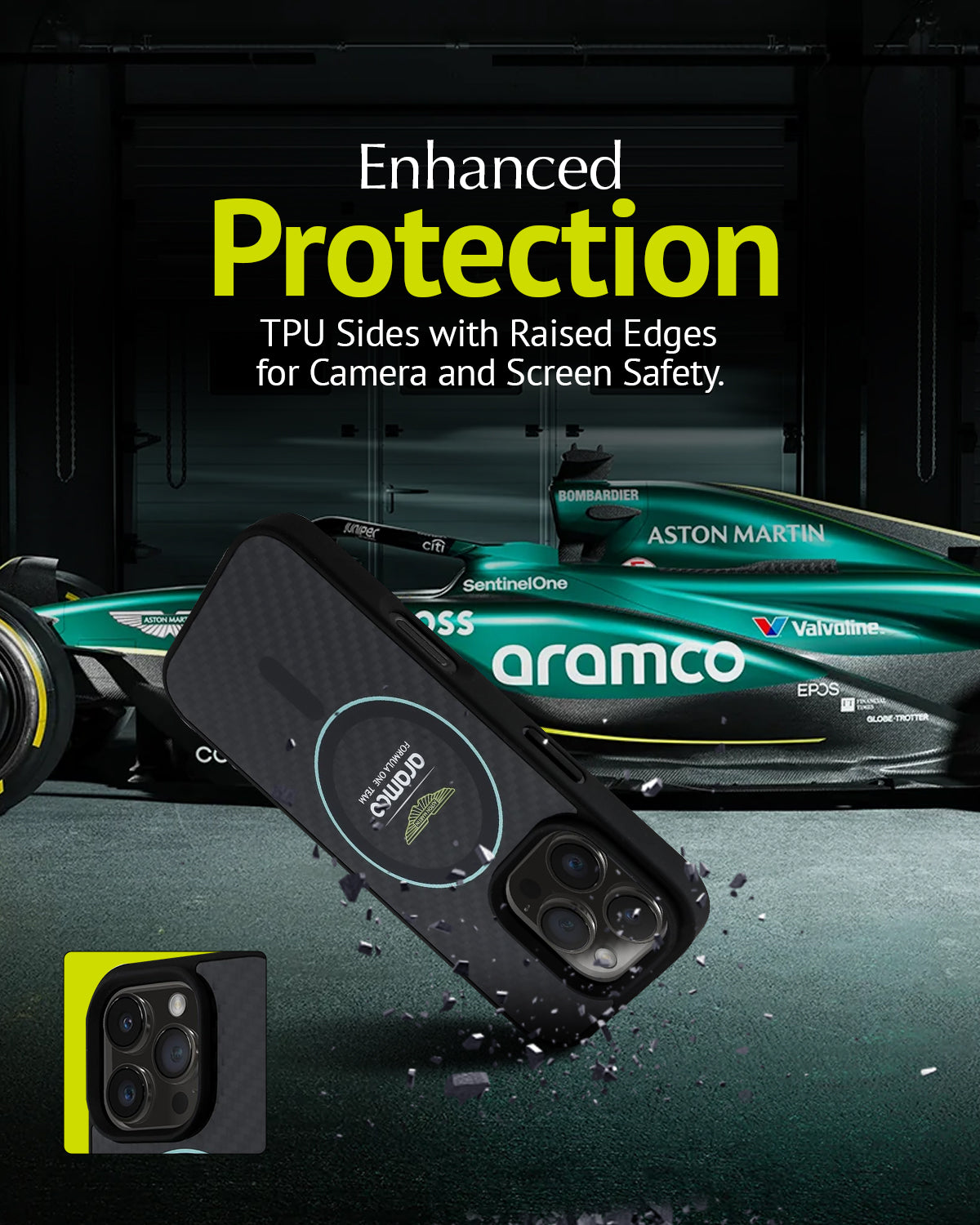 iPhone 16 Pro - ASTON MARTIN Circle Green With MagSafe - 5