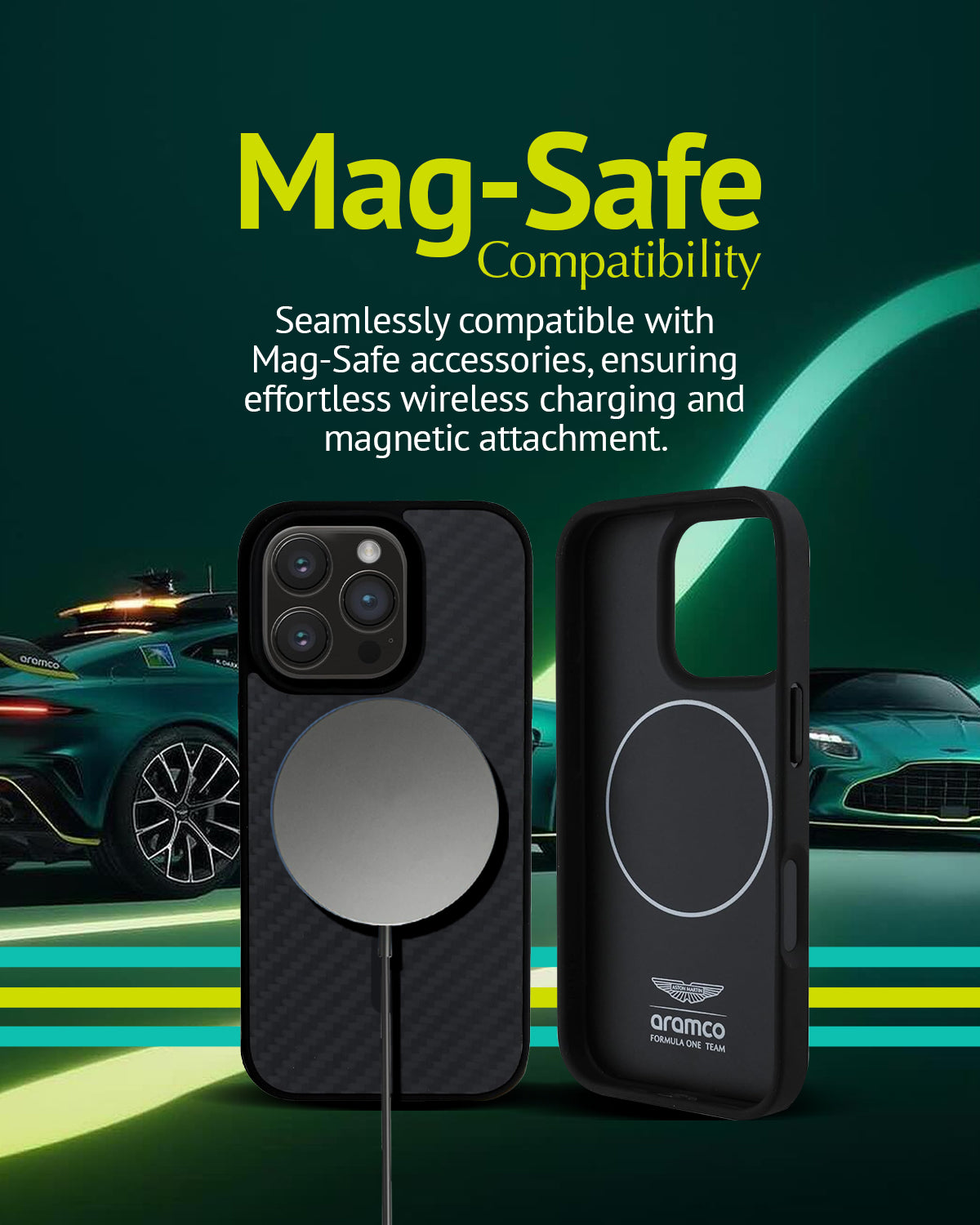 iPhone 16 Pro Max - ASTON MARTIN Circle Green With MagSafe - 4