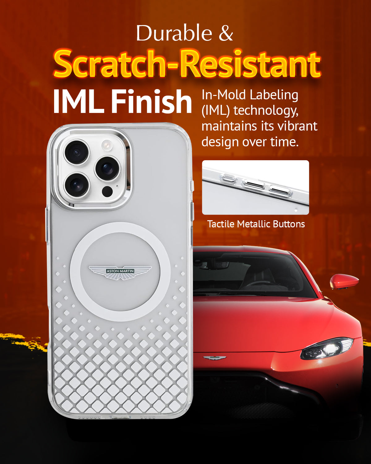 iPhone 16 Pro Max - ASTON MARTIN Gradient Design Black - 5