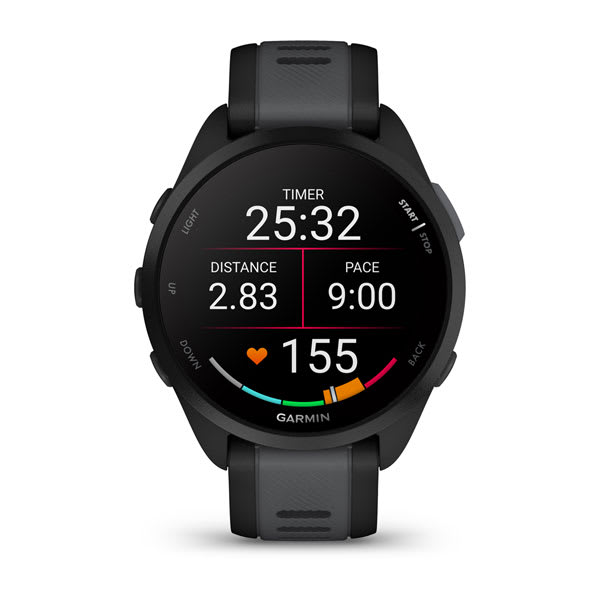 Garmin - Forerunner 165 Music Black/Slate Gray - 2