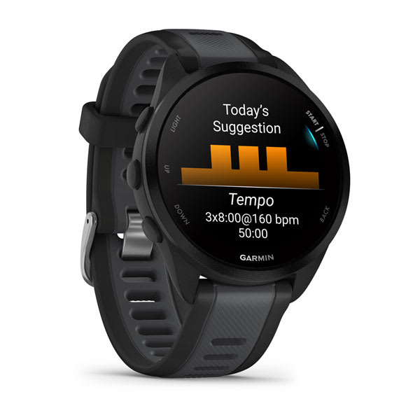 Garmin - Forerunner 165 Music Black/Slate Gray - 3