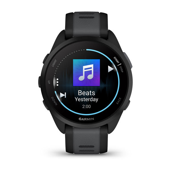Garmin - Forerunner 165 Music Black/Slate Gray - 4