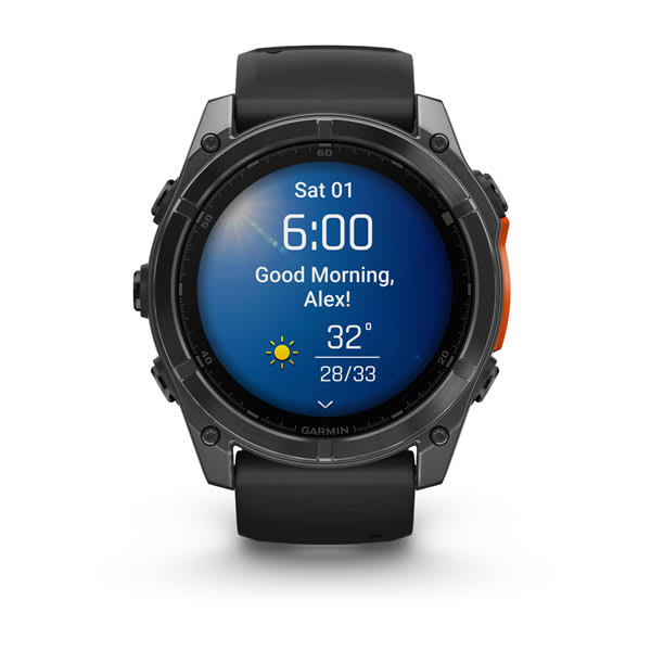 Garmin - Fenix 8 AMOLED Sapphire Titanium 51mm Black - 2