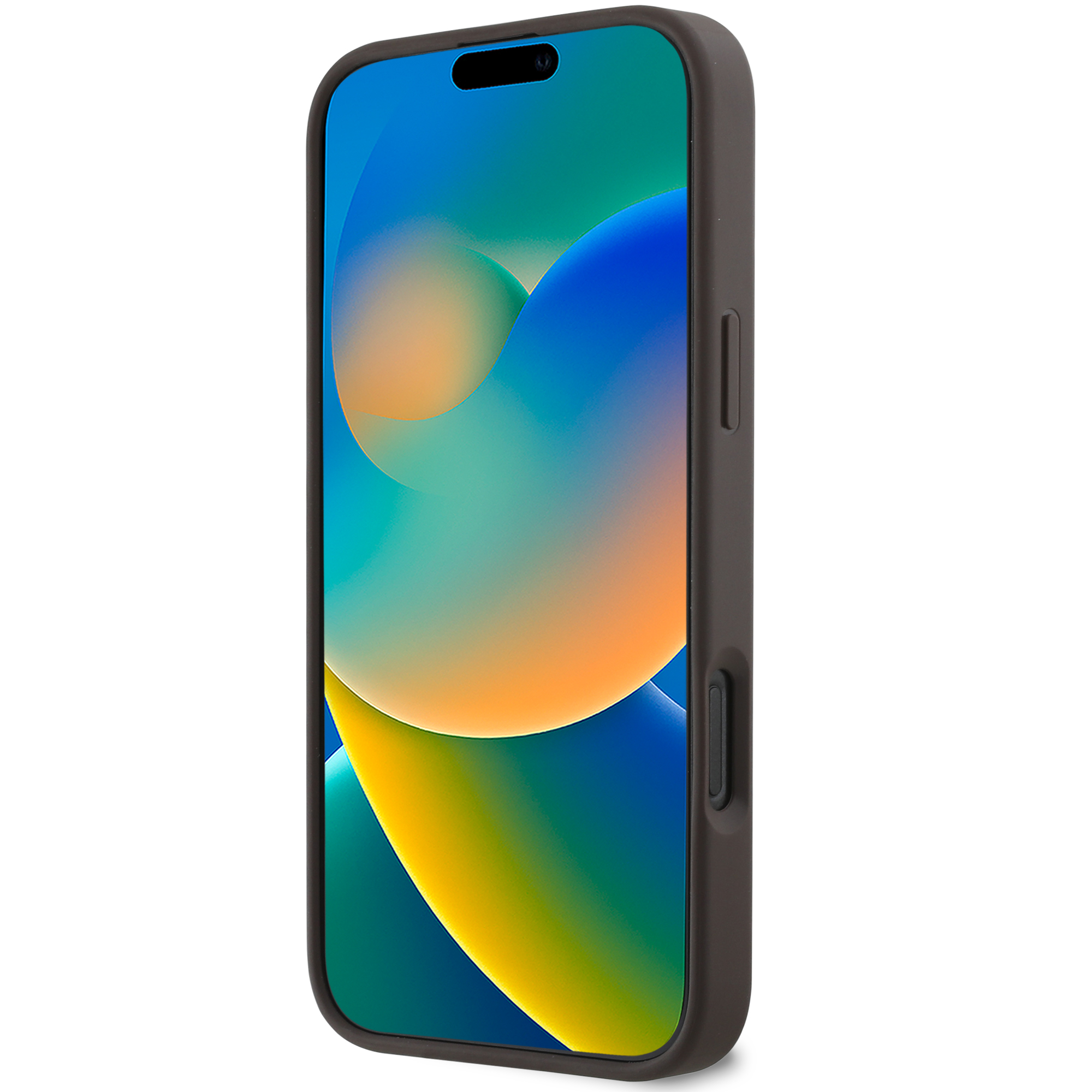 iPhone 16 Pro - GUESS Hard Case MagSafe PU 4G Small And Classic Brown - 5