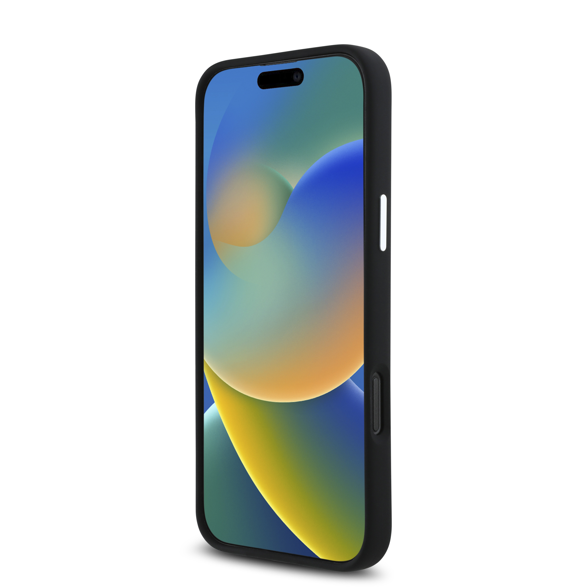 iPhone 16 Pro Max - KARL LAGERFELD Liquid Silicone Big Initials Black - 5