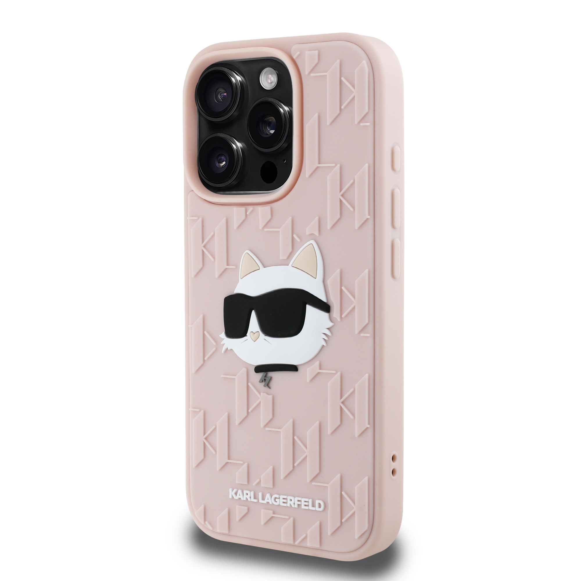 iPhone 16 Pro - KARL LAGERFELD Monogram Choupette Pink - 2