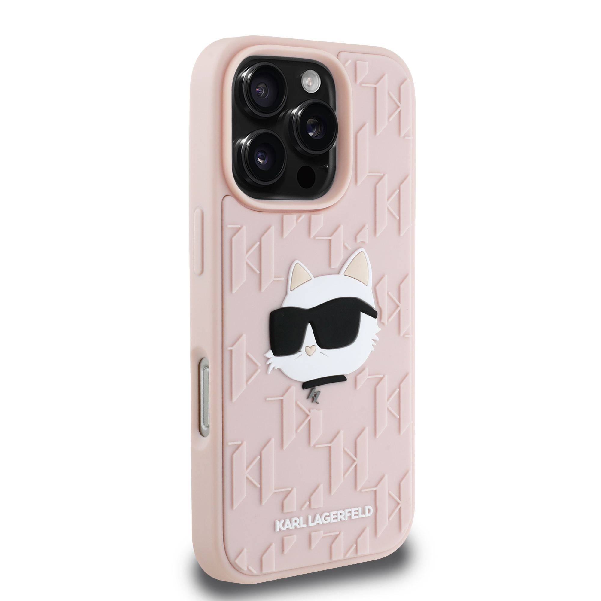 iPhone 16 Pro - KARL LAGERFELD Monogram Choupette Pink - 4