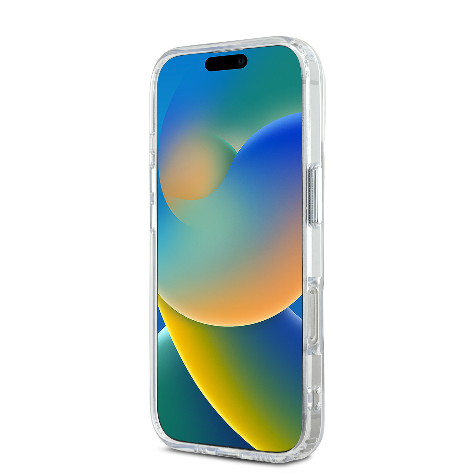 iPhone 16 Pro Max - KARL LAGERFELD Hard Case MagSafe IML Metal KC Heads White - 5